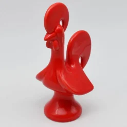 Coq portugais en céramique - Rouge