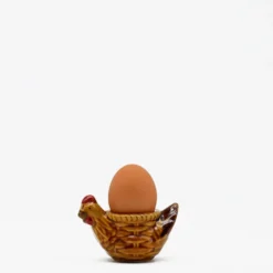 Coquetier en céramique en forme de Poule