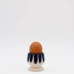 Coquetier rayé 