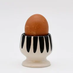 Coquetier rayé