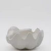 Coquillage en céramique 16cm - Blanc