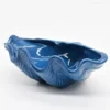 Coquillage en céramique 30cm - Bleu Cobalt