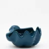 Coquillage en céramique 16cm - Bleu Pétrole