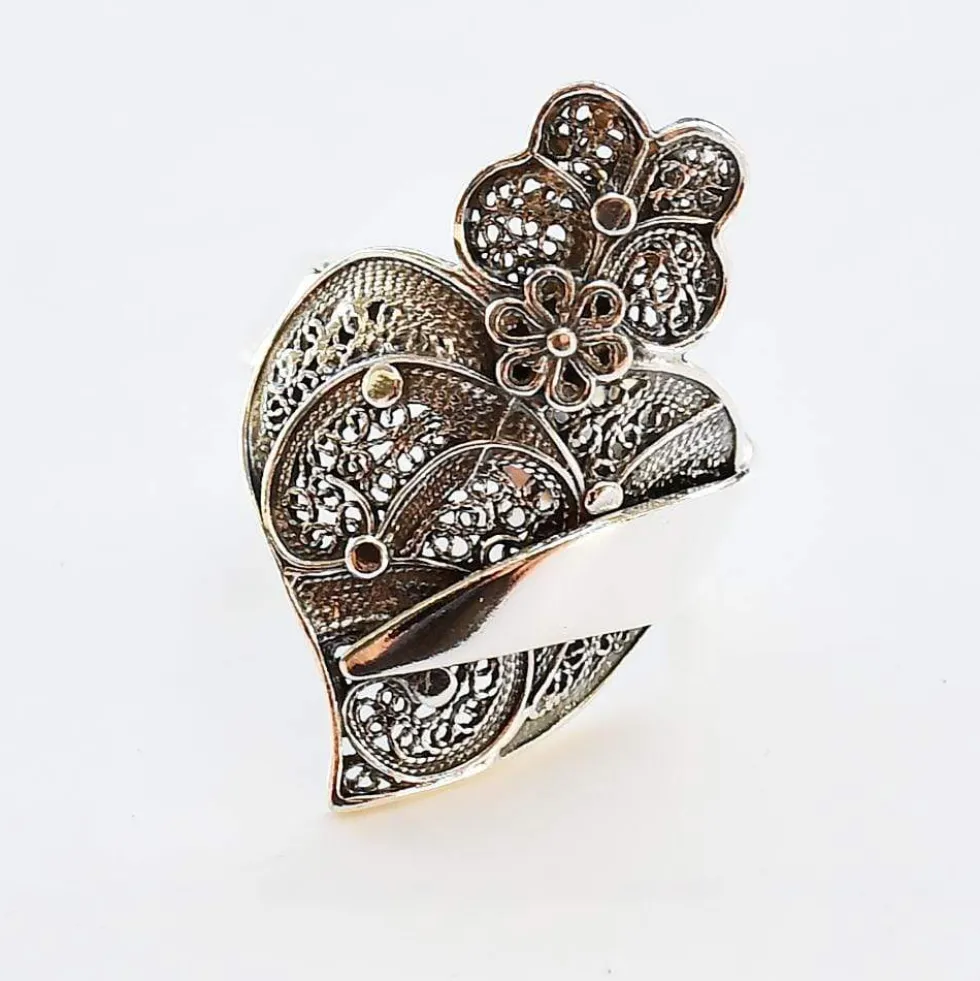 Coração de Viana I Bague en argent