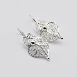 Coração de Viana I Boucles d'oreille en argent - 2.5cm