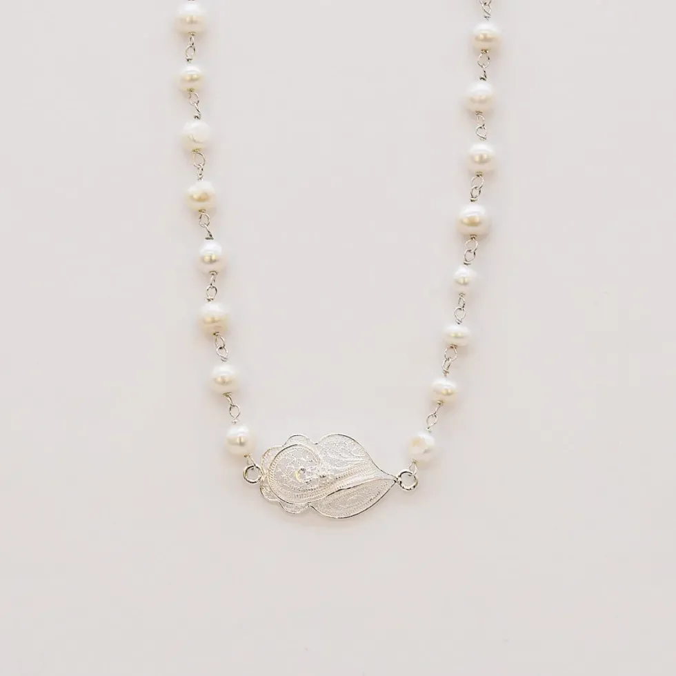 Coração de Viana I Collier de perles et Coração de Viana