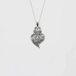 Coração de Viana I Pendentif en argent - 3.5cm