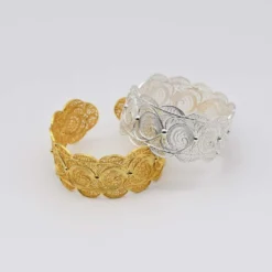 Coração I Bracelet manchette en argent