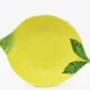 Corbeille à fruits en céramique en forme de citron - 36cm
