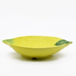 Corbeille à fruits en céramique en forme de citron - 36cm
