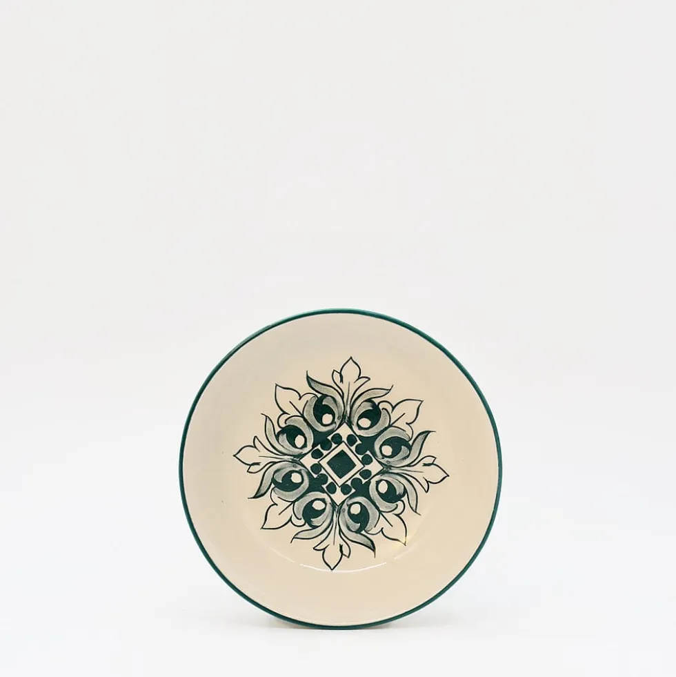 Coupe en céramique "Brasão" 13cm - Verte