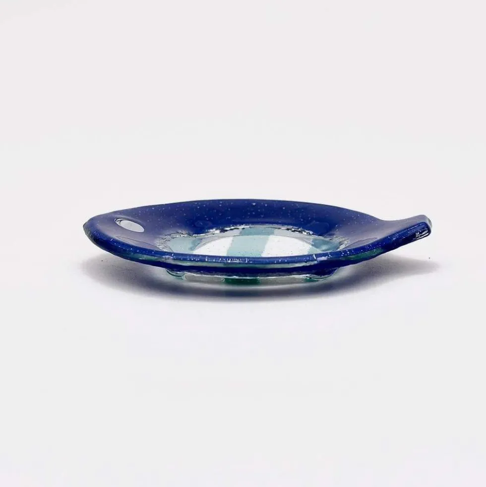 Coupe en verre fusionné "Sardinha"