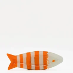 Coupe à olive en verre - Orange