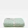 Couverture en maille pour bébé - Vert