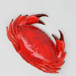 Crabe en céramique - Rouge