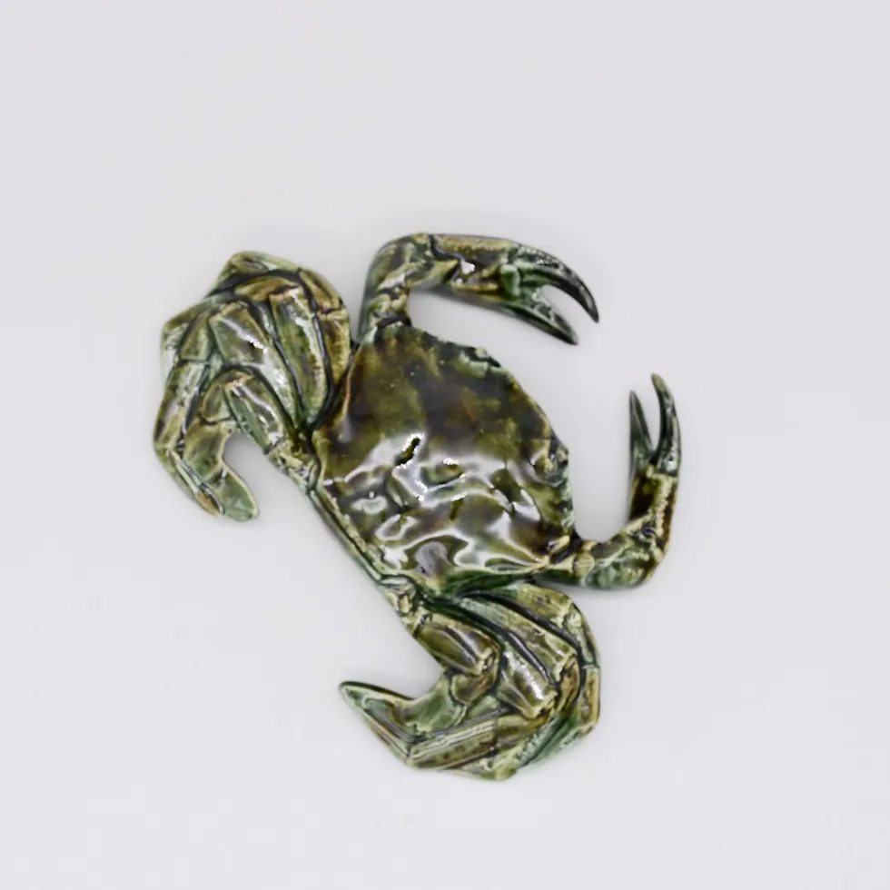 Crabe en céramique - Vert