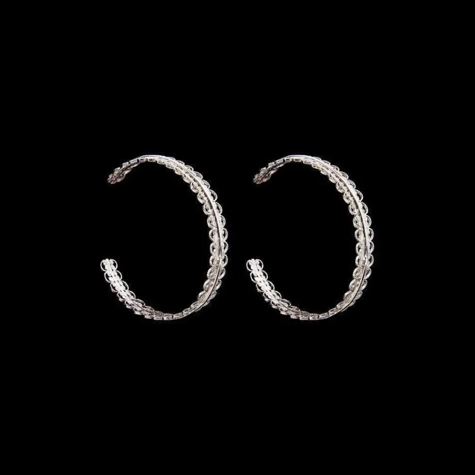 Créoles I Boucles d'oreilles en argent