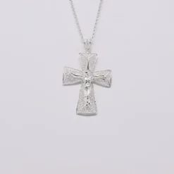 Crucifixo I Pendentif en filigrane d'argent - 5cm