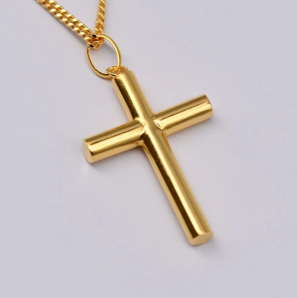 Cruz I Collier en argent doré