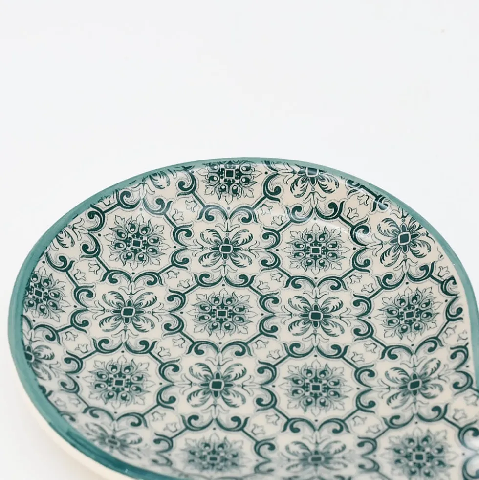 Cuillère de service en céramique "Padrão" - Verte