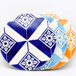 Dessous de plat en céramique et liège "Azulejos"