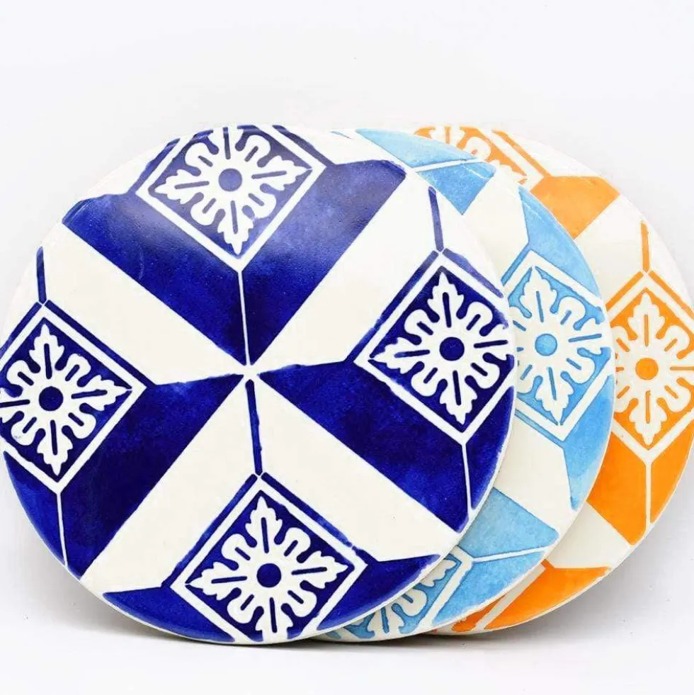 Dessous de plat en céramique et liège "Azulejos"