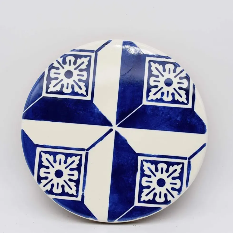 Dessous de plat en céramique et liège "Azulejos"
