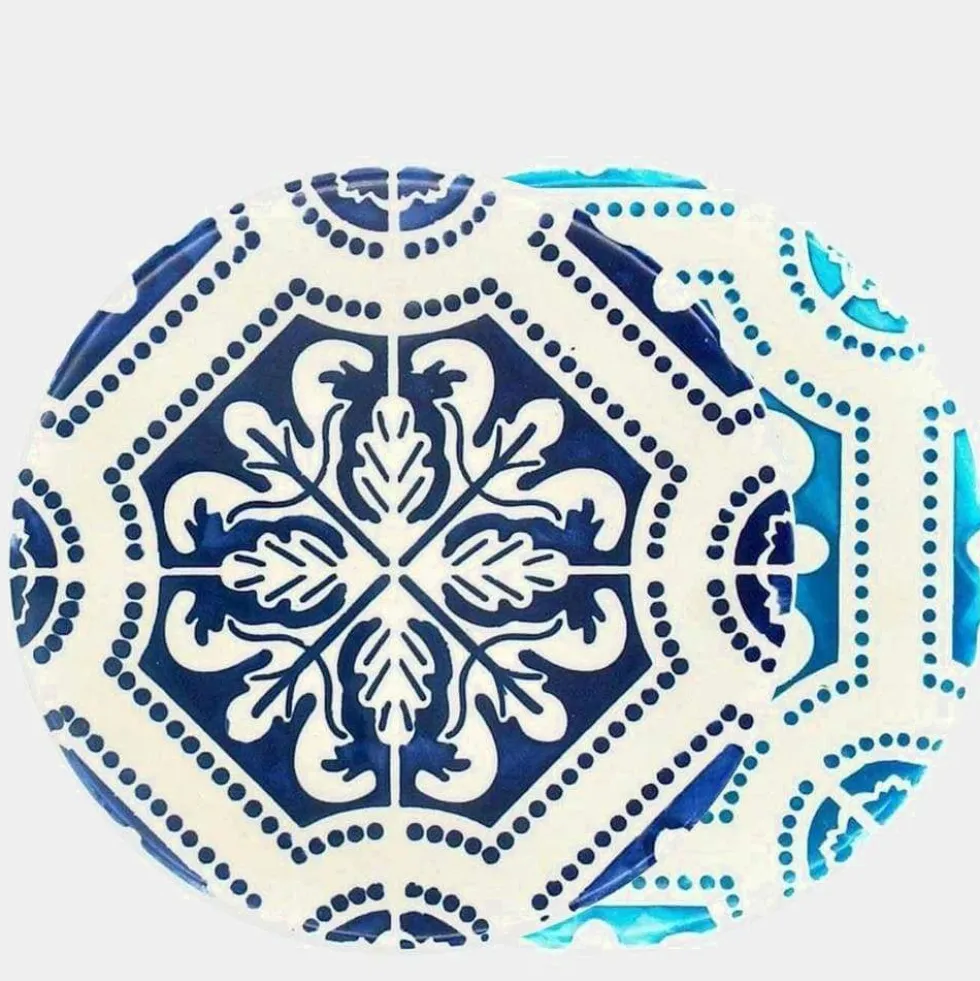 Dessous de plat en céramique et liège "Azulejos"