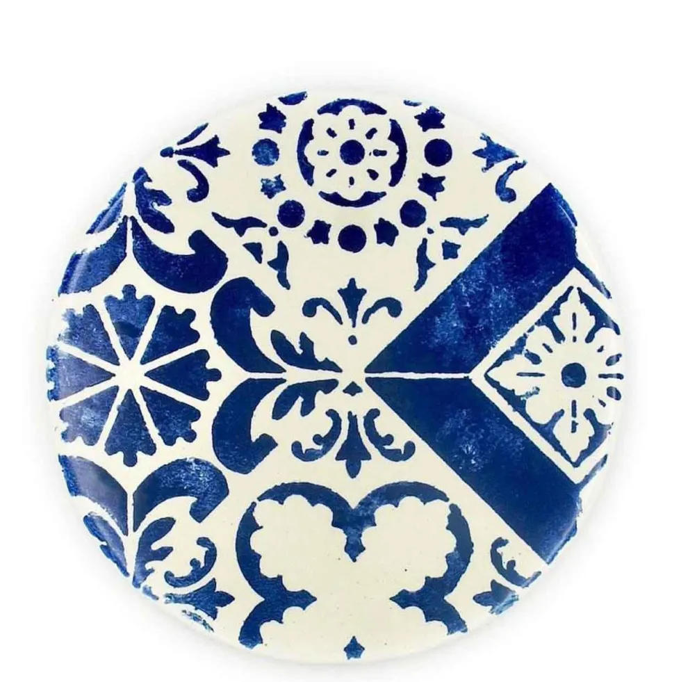 Dessous de plat en céramique et liège "Azulejos"