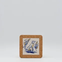 Dessous de plat en liège et céramique