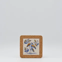 Dessous de plat en liège et céramique