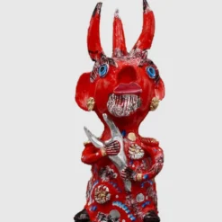 Diabo com três cornos 40 cm - Júlia Côta