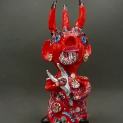 Diabo com três cornos 40 cm - Júlia Côta
