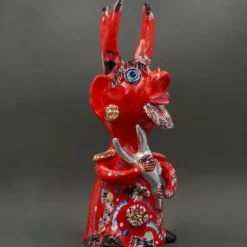 Diabo com três cornos 40 cm - Júlia Côta