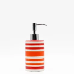 Distributeur de savon en céramique - Rouge