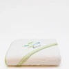 Drap de bain à capuche en coton "Sardinhas" - Vert