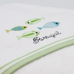 Drap de bain à capuche en coton 