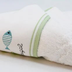 Drap de bain à capuche en coton 