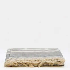 Drap de plage portugais en coton - Gris
