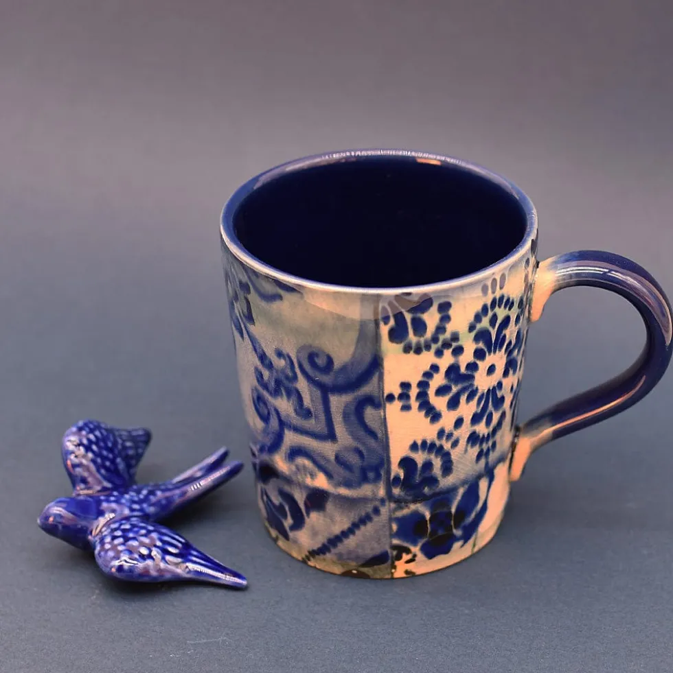 Ensemble de 2 Mug en grés "Lisboa"