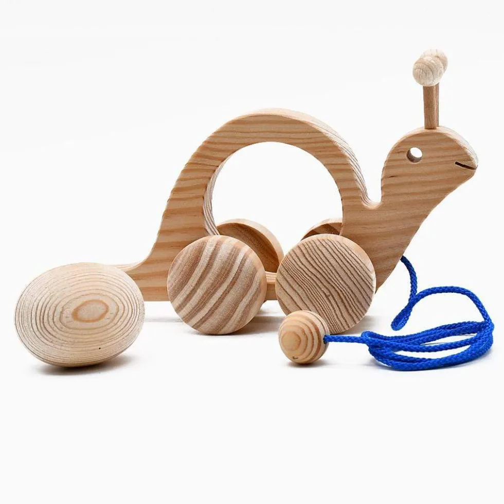 Escargot en bois
