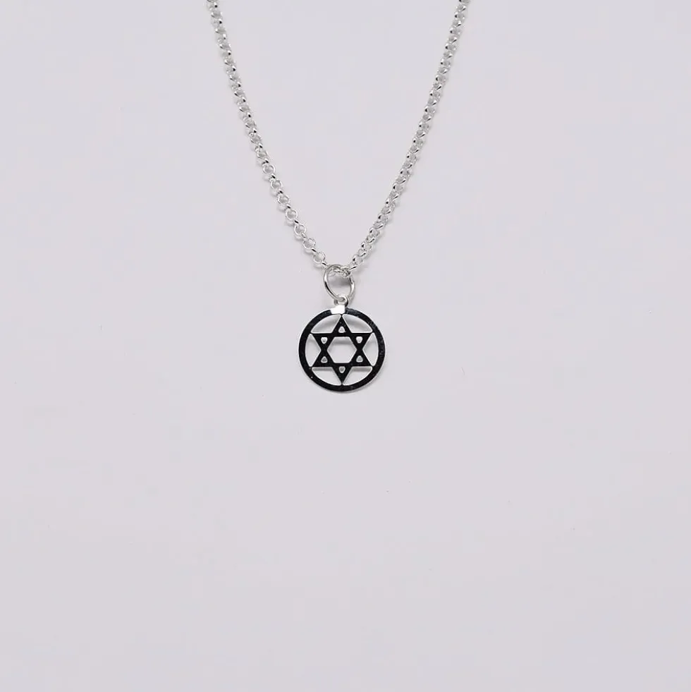 Estrela de David I Charm en argent