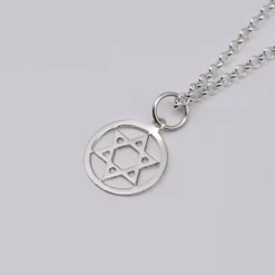 Estrela de David I Charm en argent