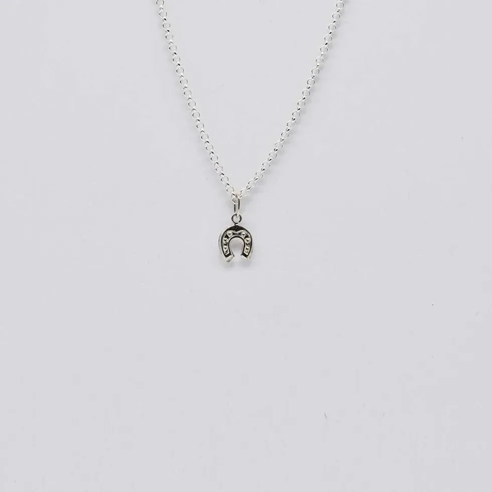 Ferradura de cavalo I Charm en argent