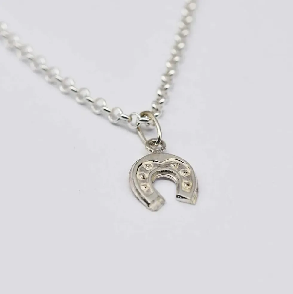Ferradura de cavalo I Charm en argent