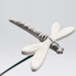 Fleurs et papillons artificiels en céramique