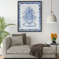 Fresque d'azulejos 90x60cm