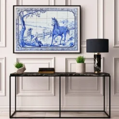 Fresque d'azulejos 90x60cm