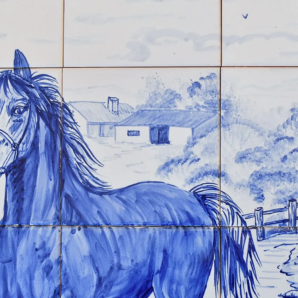 Fresque d'azulejos 90x60cm