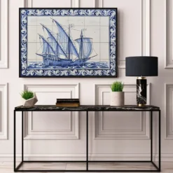 Fresque d'azulejos 90x60cm